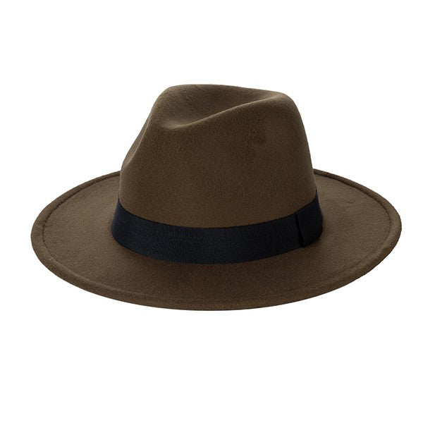 Faux Suede Gatsby Fedora