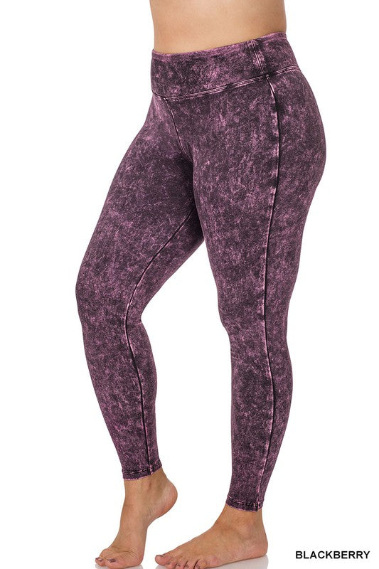 Wide Waistband Yoga Leggings