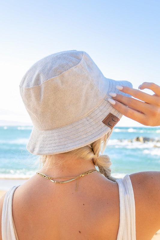 Terry Cloth Bucket Hat