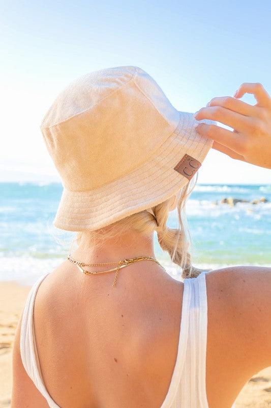 Terry Cloth Bucket Hat