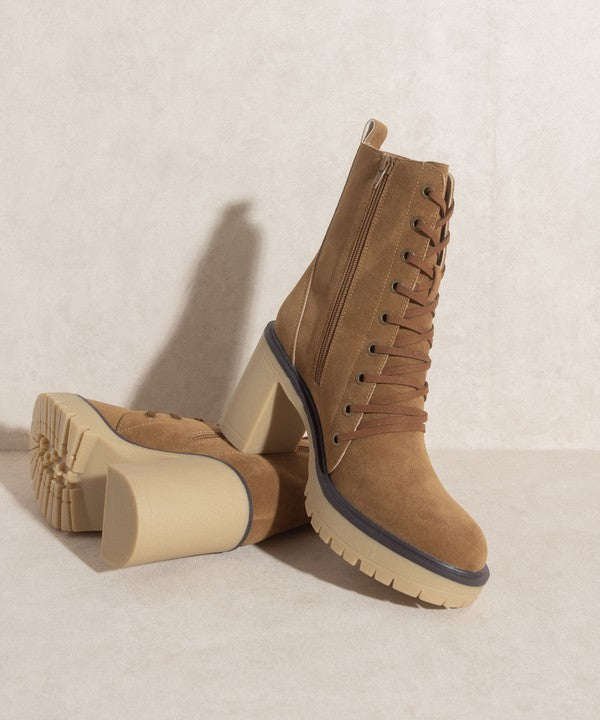 Oasis Society Jenna Platform Military Boots