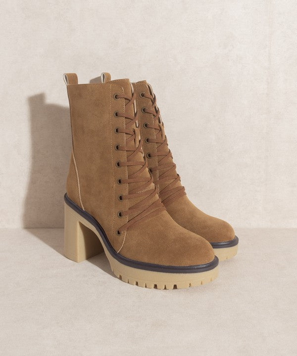 Oasis Society Jenna Platform Military Boots