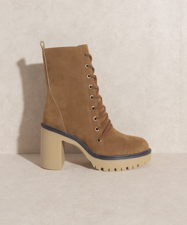 Oasis Society Jenna Platform Military Boots