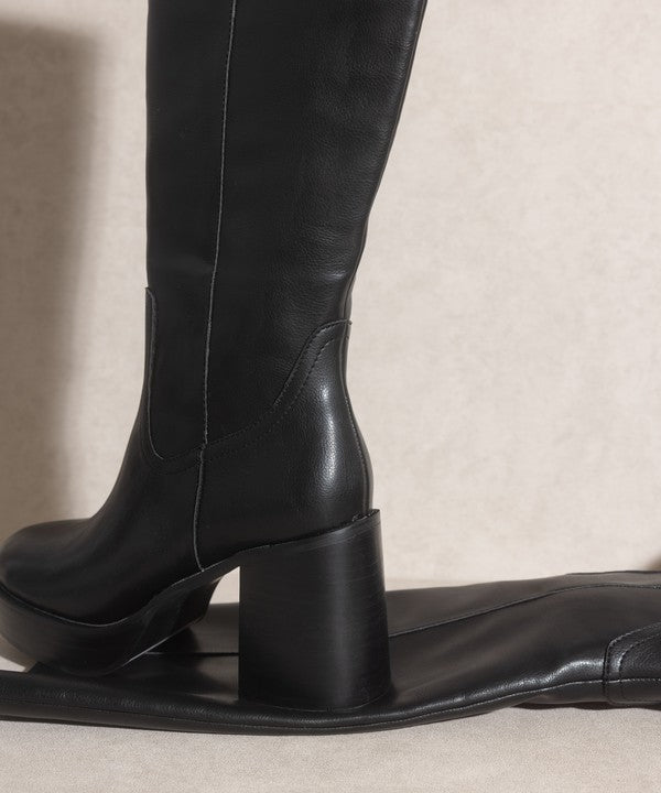 Oasis Society Juniper Platform Knee-High Boots