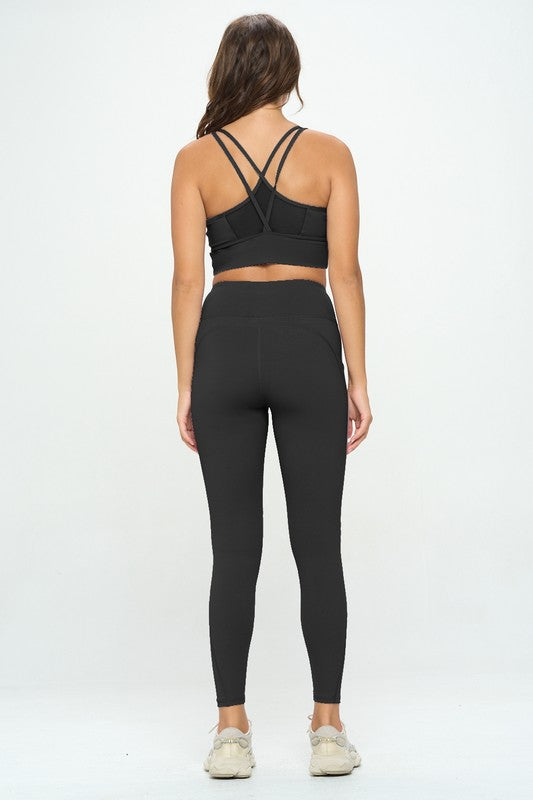 Stretchy Leggings & Top Set