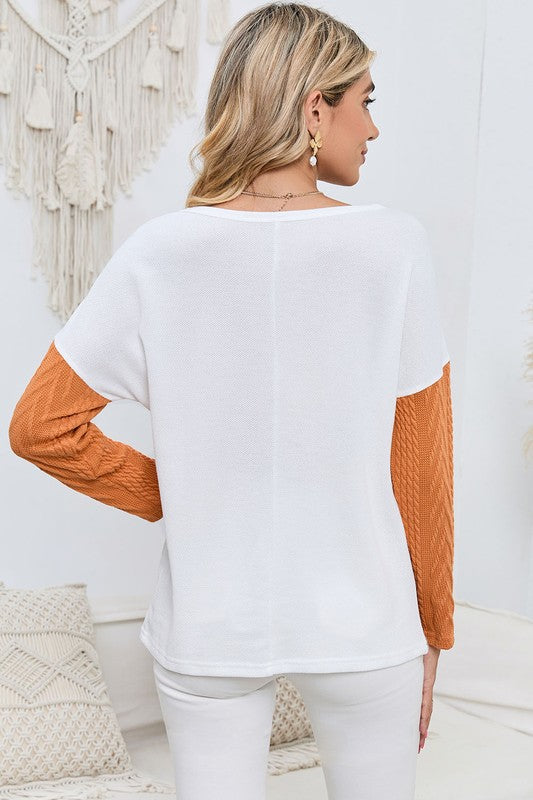 Knitted Round Neck Sweater