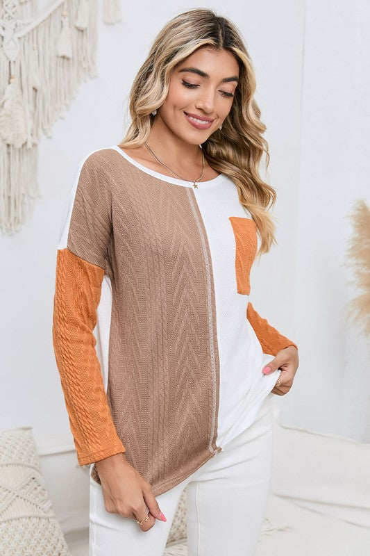 Knitted Round Neck Sweater