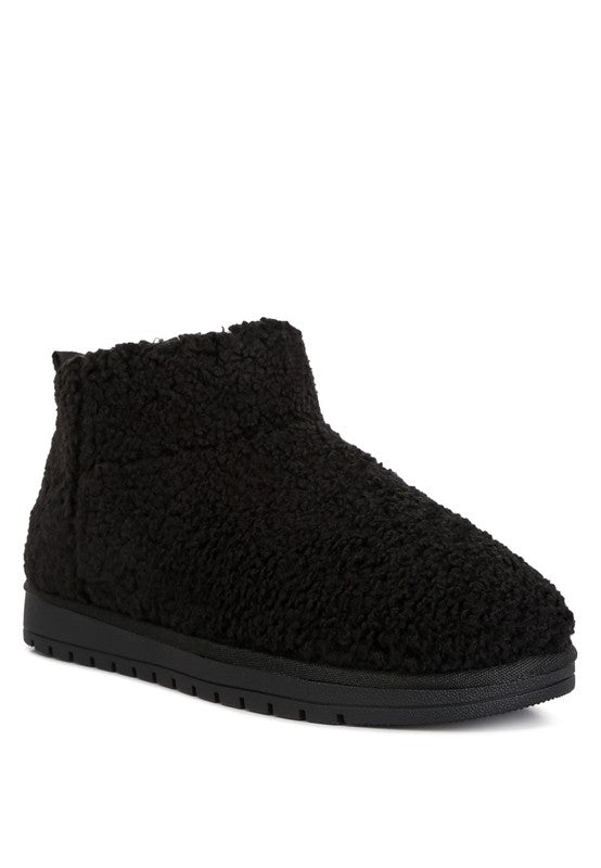 Fleece Exterior Fluffy Boots