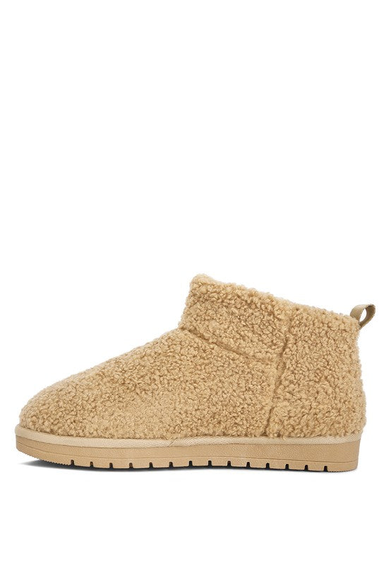 Fleece Exterior Fluffy Boots